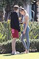 justin bieber hailey bieber relax in a park 39