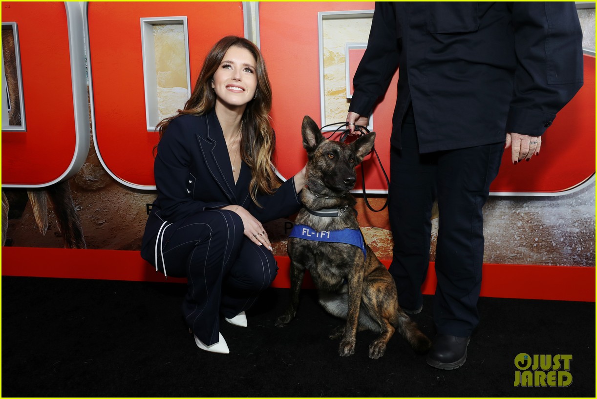 Cara Delevingne Cozies Up to Her Dog at 'Superpower Dogs' Premiere