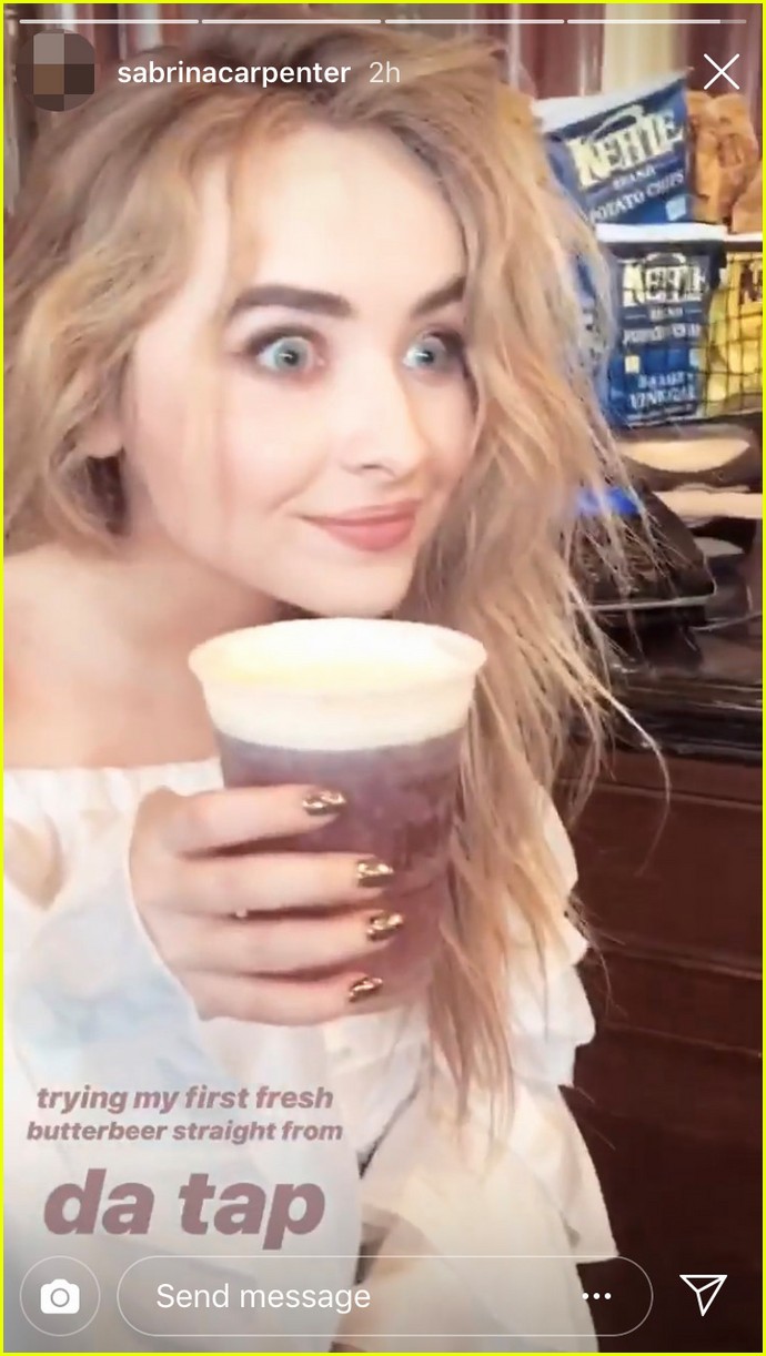 Full Sized Photo of sabrina carpenter kicks off singular tour with a butterbeer 04 Sabrina