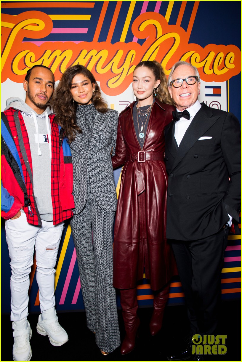 Zendaya is Supported by Gigi Hadid & Yara Shahidi at Her Tommy x