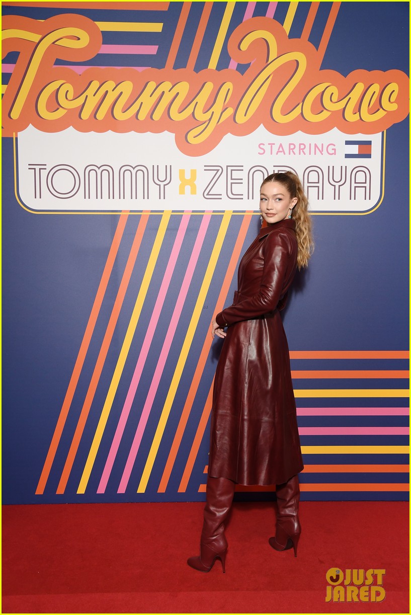 Zendaya is Supported by Gigi Hadid & Yara Shahidi at Her Tommy x