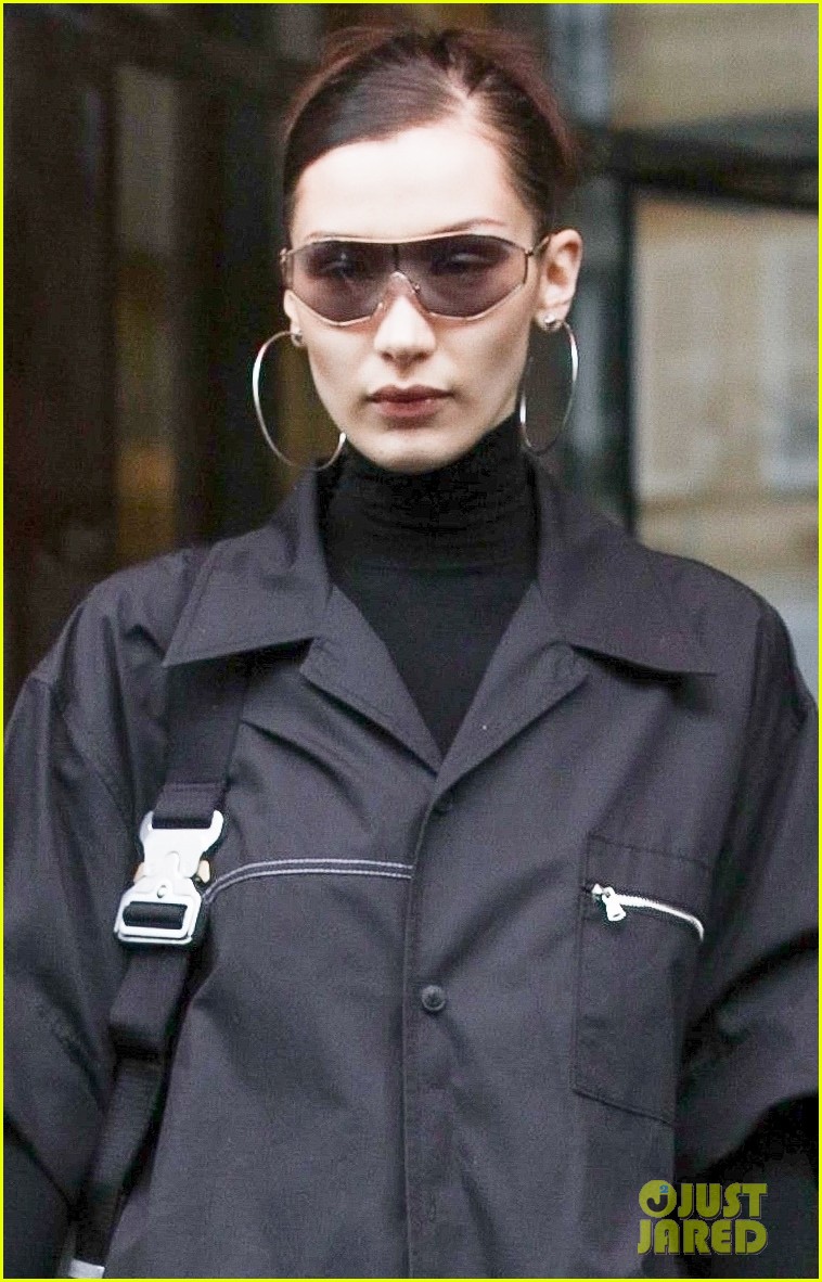 gigi bella hadid step out for louis vuitton pfw event 06