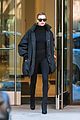 hailey bieber dons all black for weekend outing 01