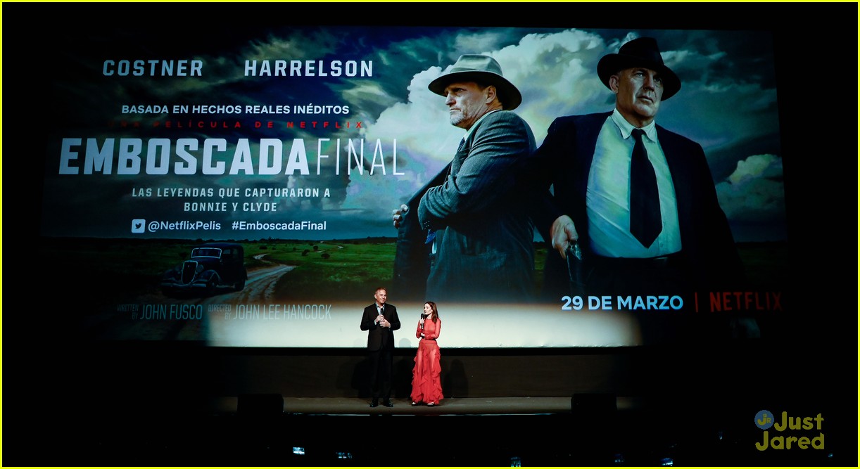 Ivana Baquero is Radiant in Red at Spanish Premiere of 'The Highwaymen