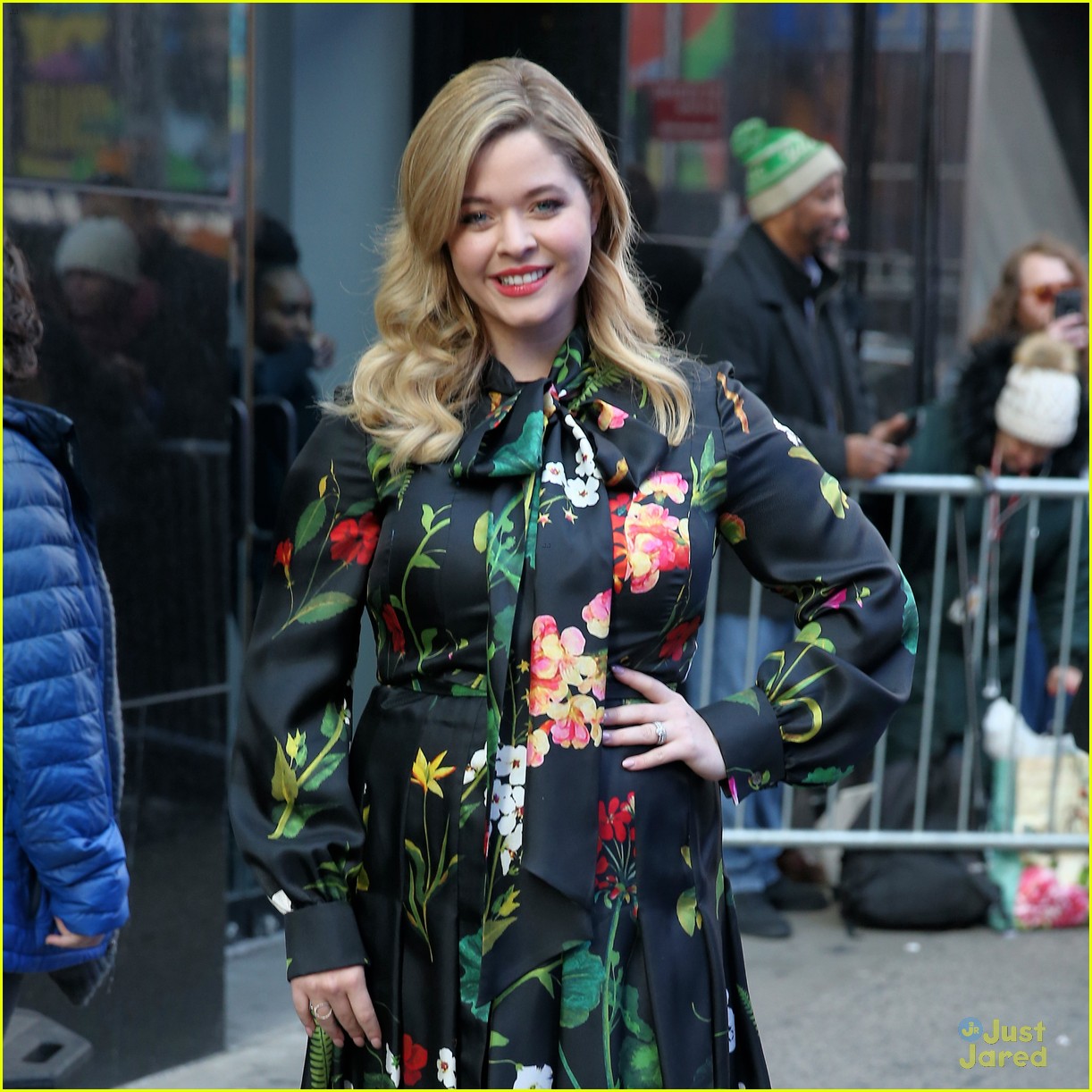 Full Sized Photo of janel parrish sasha pieterse pll gma 01 | Janel