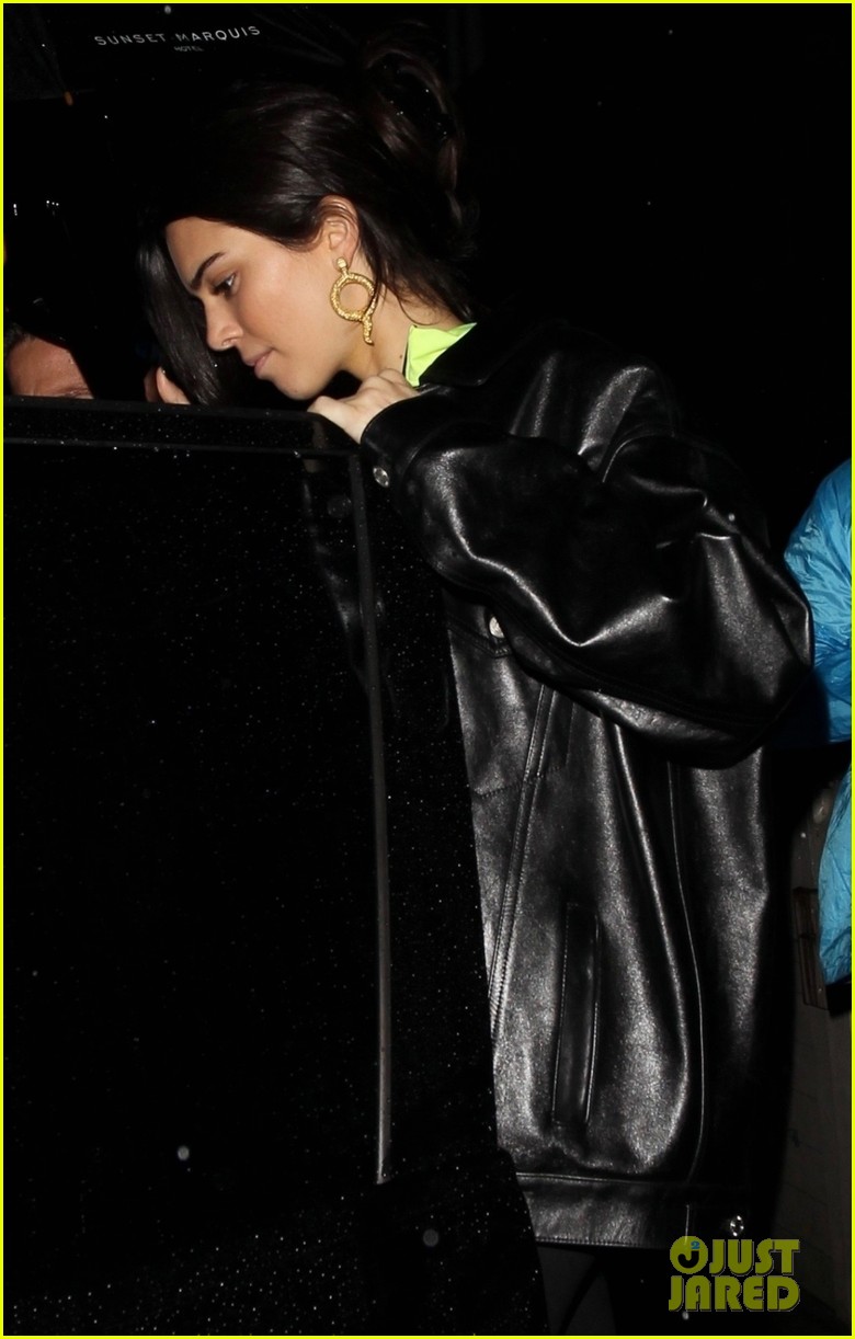 Full Sized Photo of kendall jenner steps out birthday party in la 06