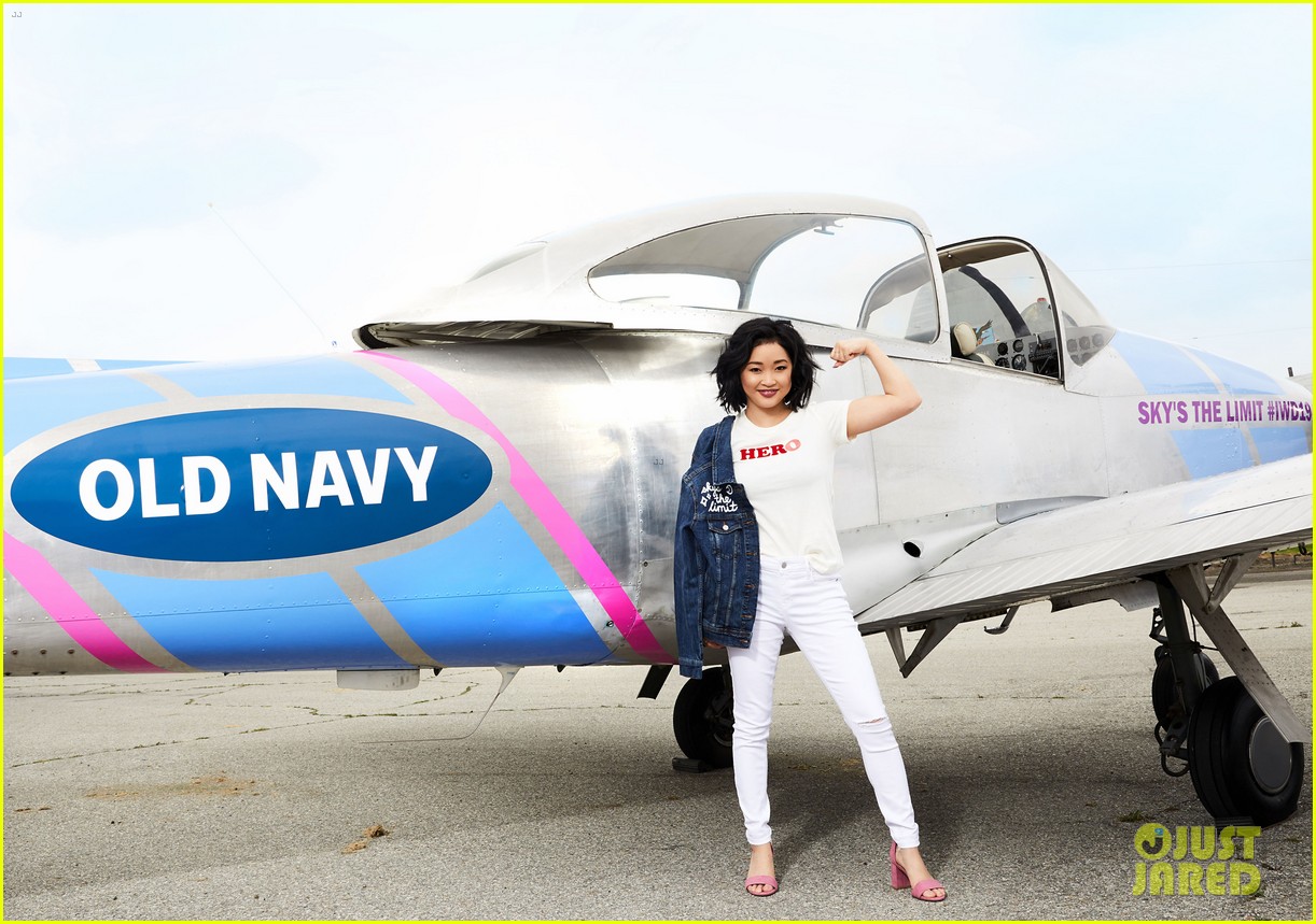 Lana Condor Joins Old Navy To Celebrate International Women's Day