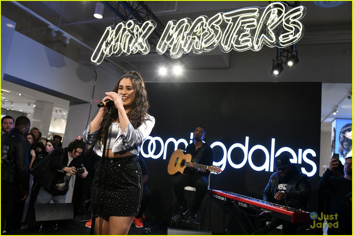 Lauren Jauregui Performs At Bloomingdale's Mix Masters Events in NYC