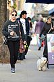 lucy hale takes her pup for a walk in la 03