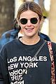 lucy hale takes her pup for a walk in la 07