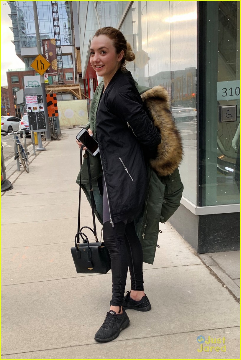 Peyton List Joins 'Glamorous' Costar Pierson Fode For A Workout in Toronto Photo 1222684