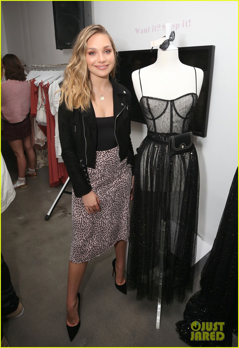 Maddie Ziegler is Fierce in Leopard-Print at Showpo's Pop-Up Launch