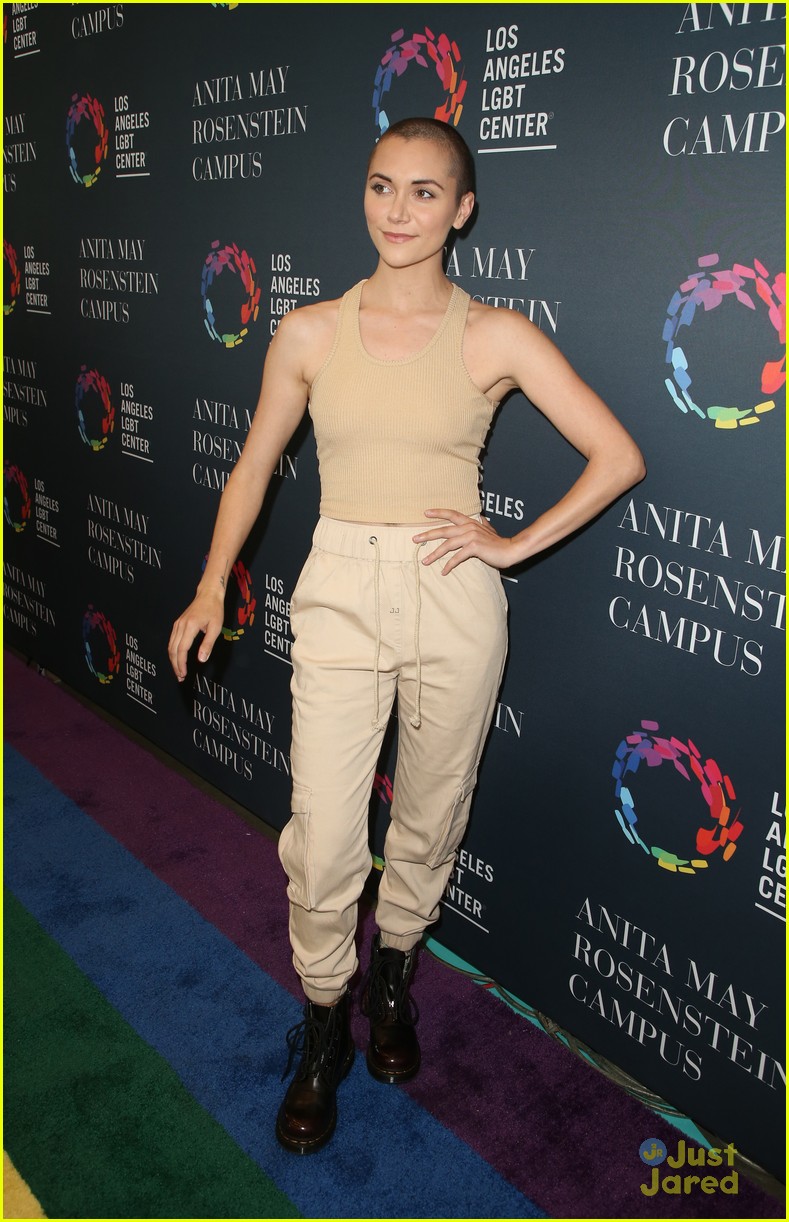 Alyson Stoner Steps Out To Celebrate Opening Of LGBT Center's Anita May