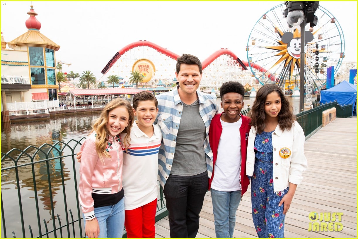 Full Sized Photo of coop cami ask world cast disney channel fan fest 20