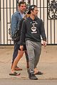 darren criss joins wife mia swier and friend for weekend outing 01