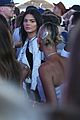 kendall jenner and hailey bieber check out jaden smiths coachella set 01