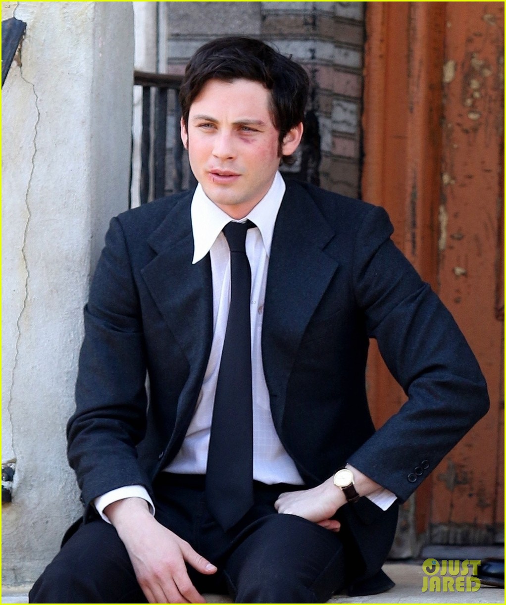logan lerman face bruised scene with al pacino 02