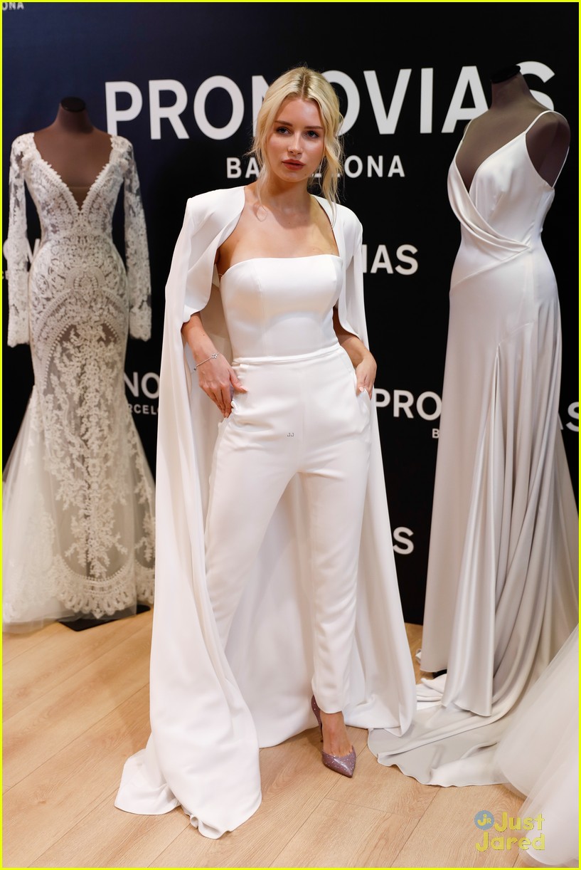 Lucy Hale Shines Like a Star For Pronovias Bridal Fashion Show with