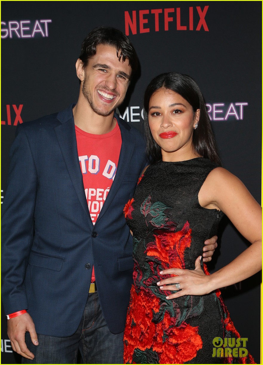 Gina Rodriguez & Fiance Joe LoCicero Couple Up at 'Someone Great' Premiere! Photo 1229409