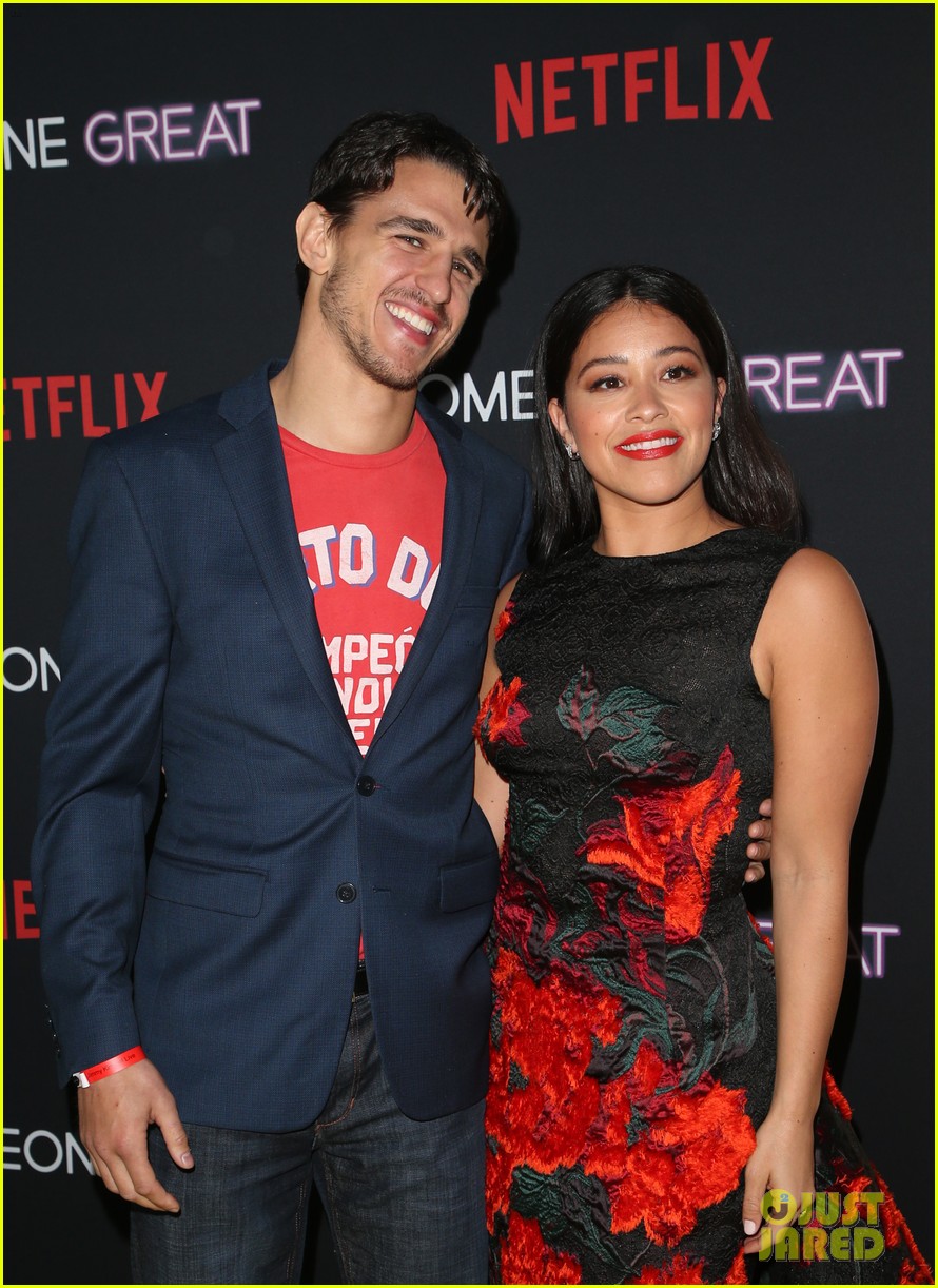 Gina Rodriguez & Fiance Joe LoCicero Couple Up at 'Someone Great' Premiere! Photo 1229412