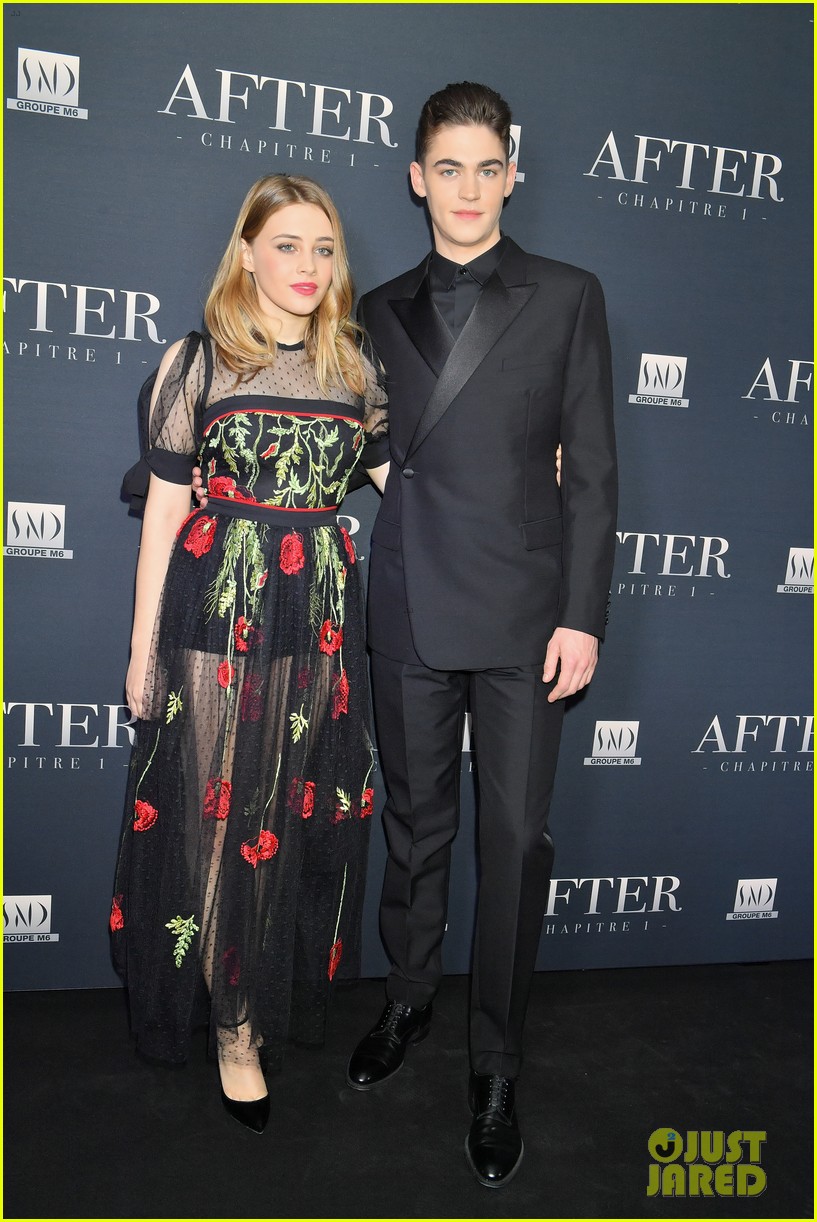 Hero Fiennes-Tiffin & Josephine Langford Keep Close at 'After' Paris