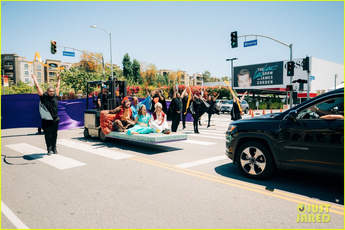 aladdin cast crosswalk musical video 10
