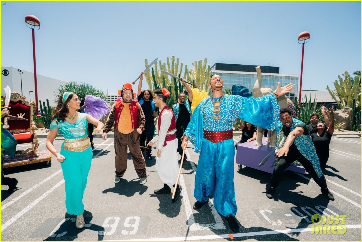 aladdin cast crosswalk musical video 19