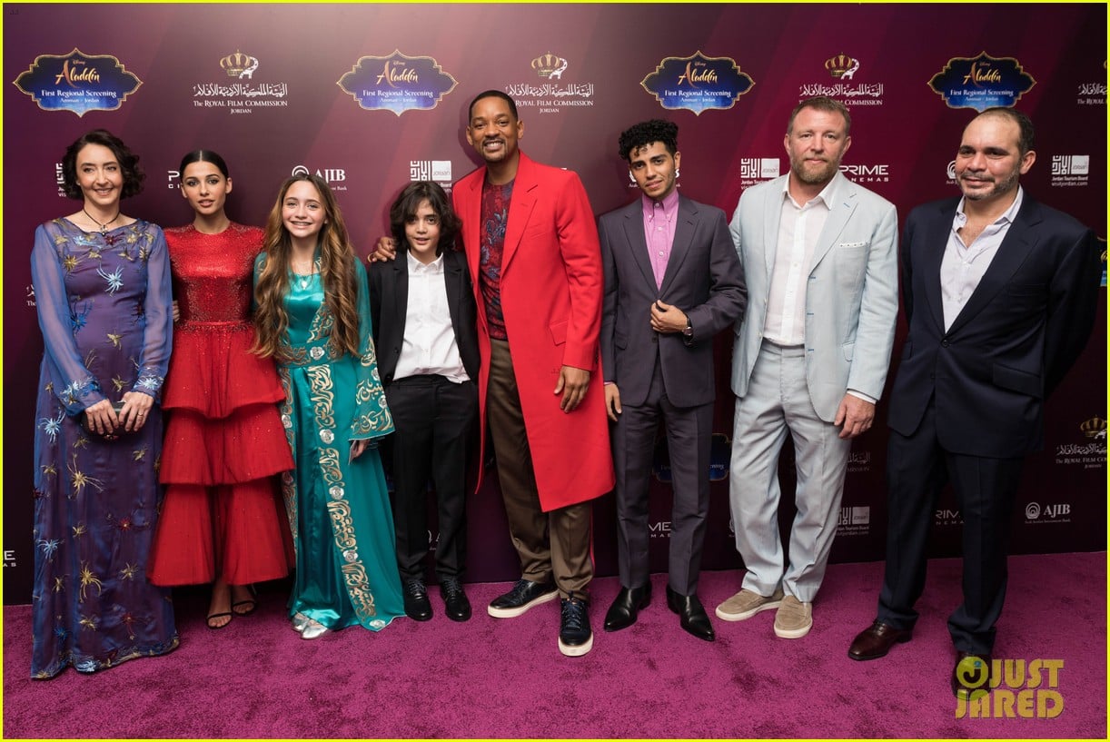 Naomi Scott Wows in Red Dress For Jordan Premiere of 'Aladdin' | Photo