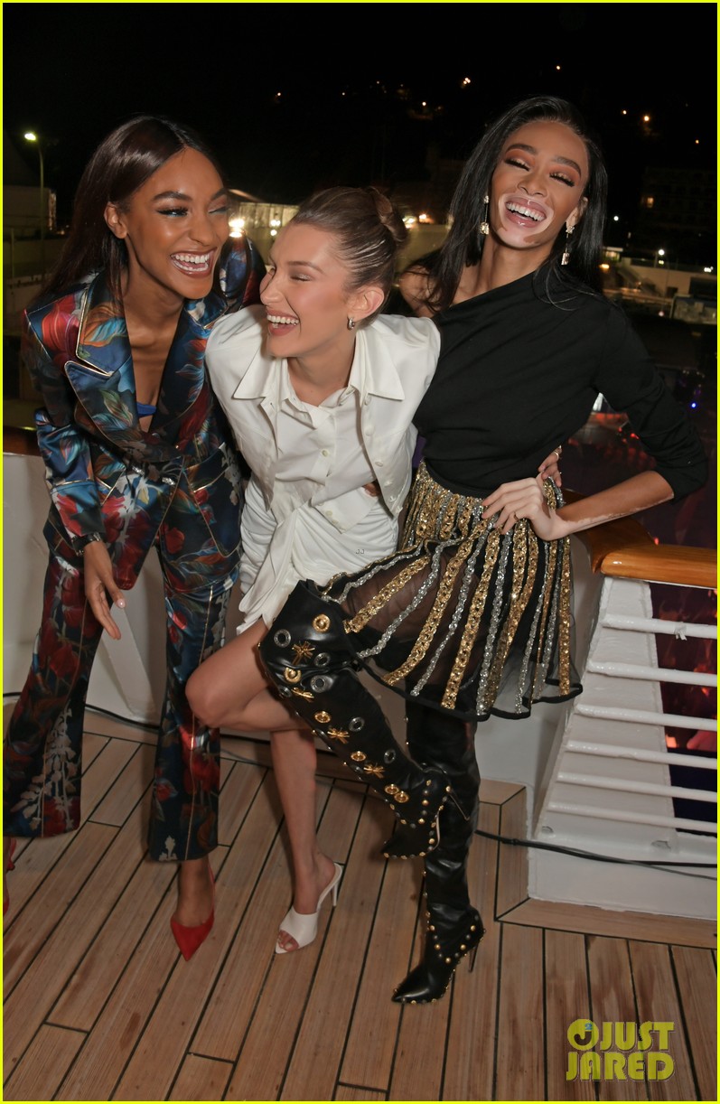 Full Sized Photo of bella hadid tag heuer events monaco 03 | Bella