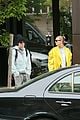 hailey bieber kisses justin bieber goodbye 03