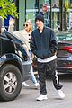 justin and hailey bieber are all smiles while out to lunch 01