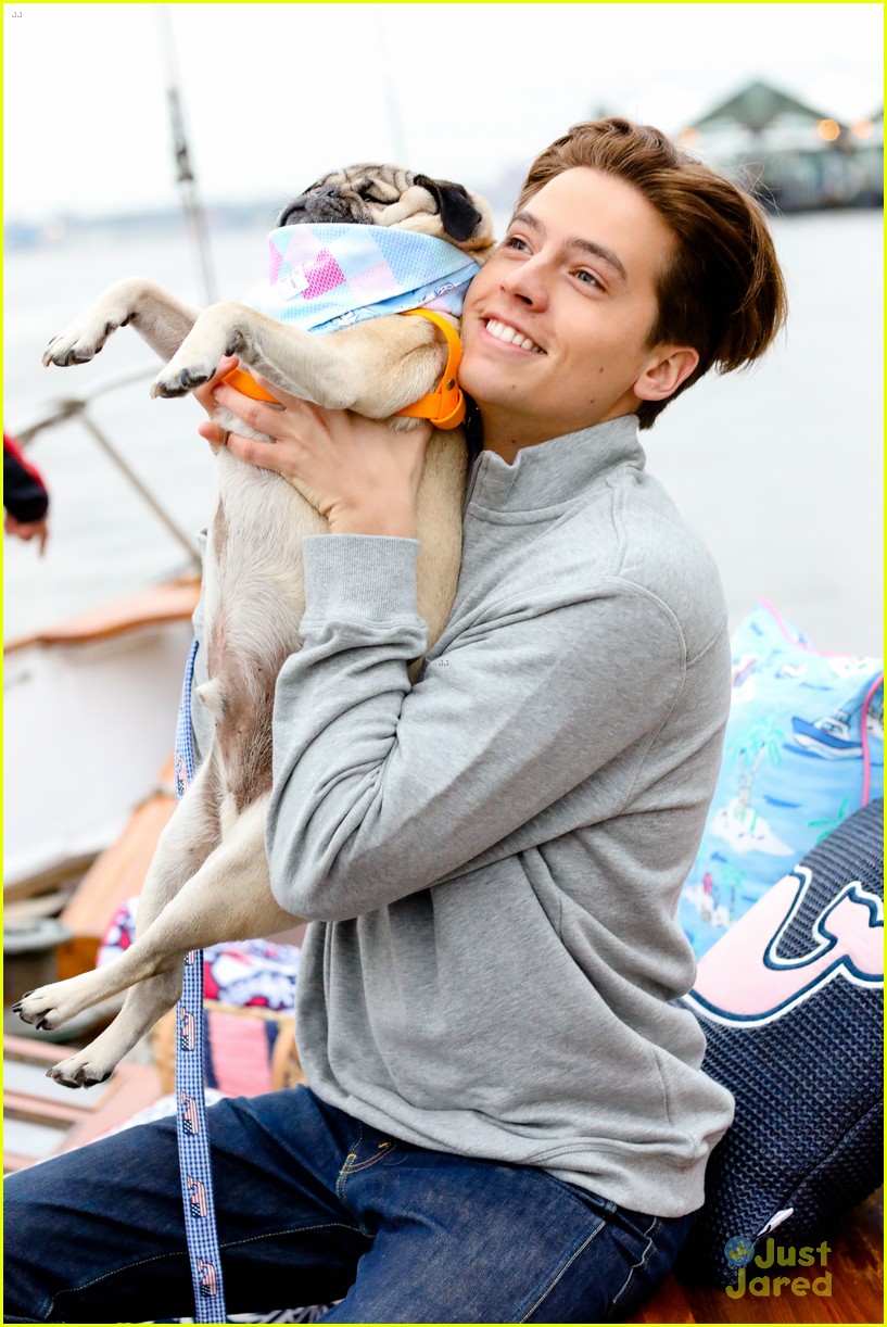cole sprouse target event doug pug pics 02