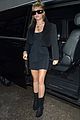 miley cyrus rocks little black dress for night out in london 01
