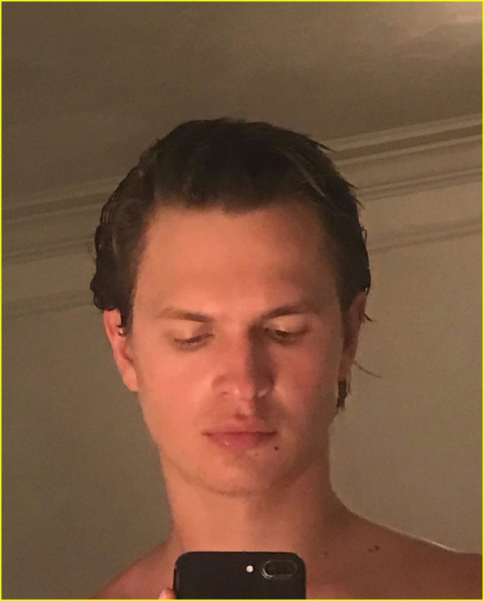 Ansel Elgort Goes Shirtless In New Selfies On Instagram Photo Photo Gallery