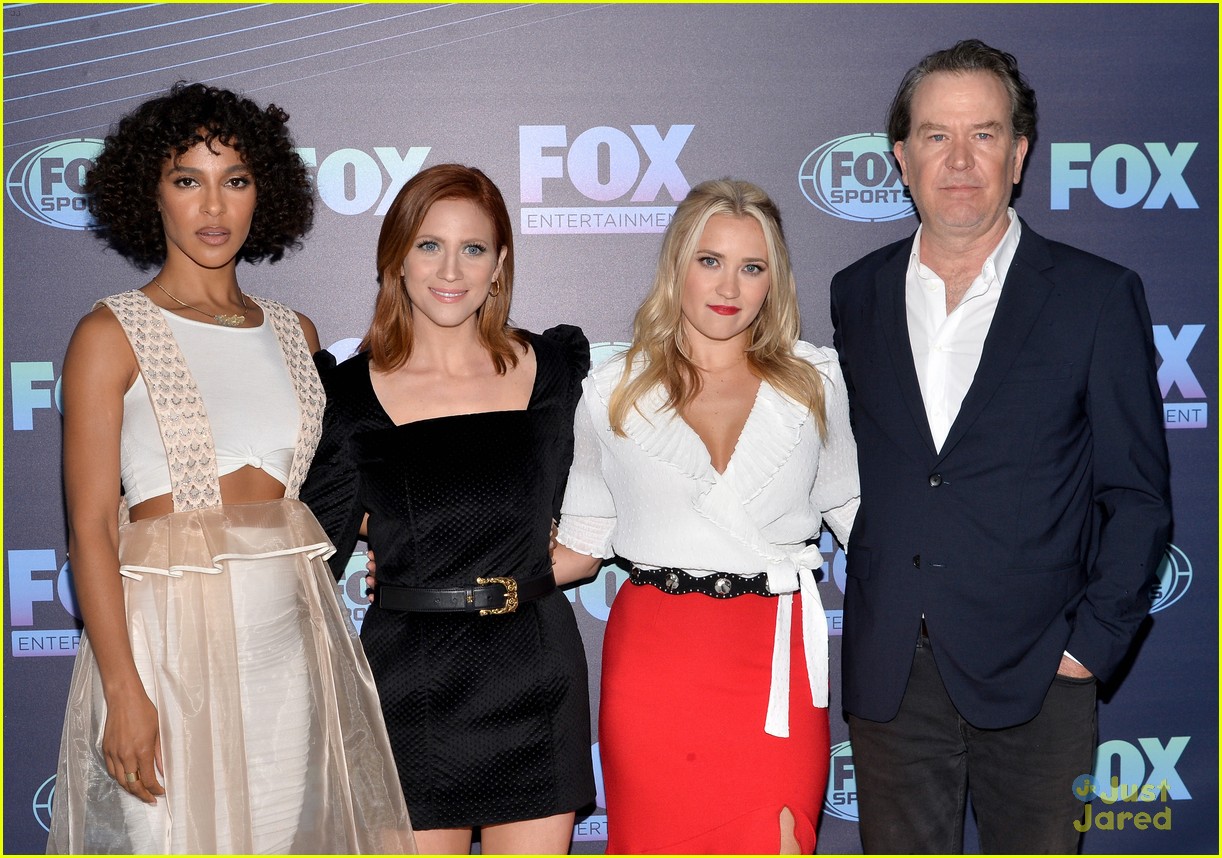 Full Sized Photo of emily osment brittany snow not just me fox upfronts