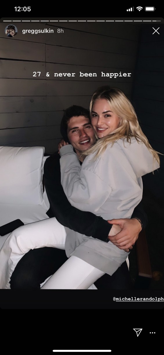 Michelle Randolph Surprised Gregg Sulkin With A Camp Themed Birthday ...