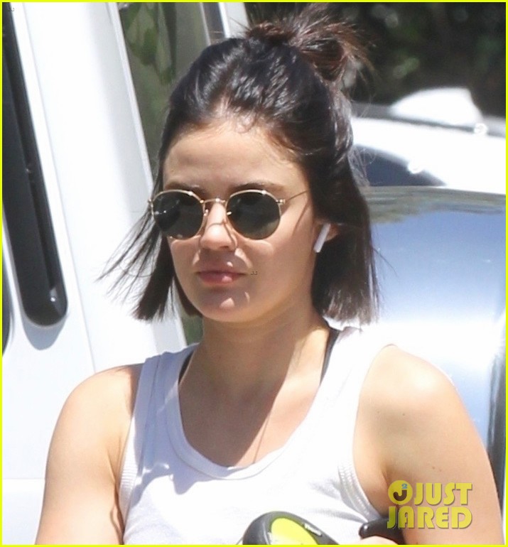 Lucy Hale Takes Her Dog, Elvis, for a Walk in LA! | Photo 1238808