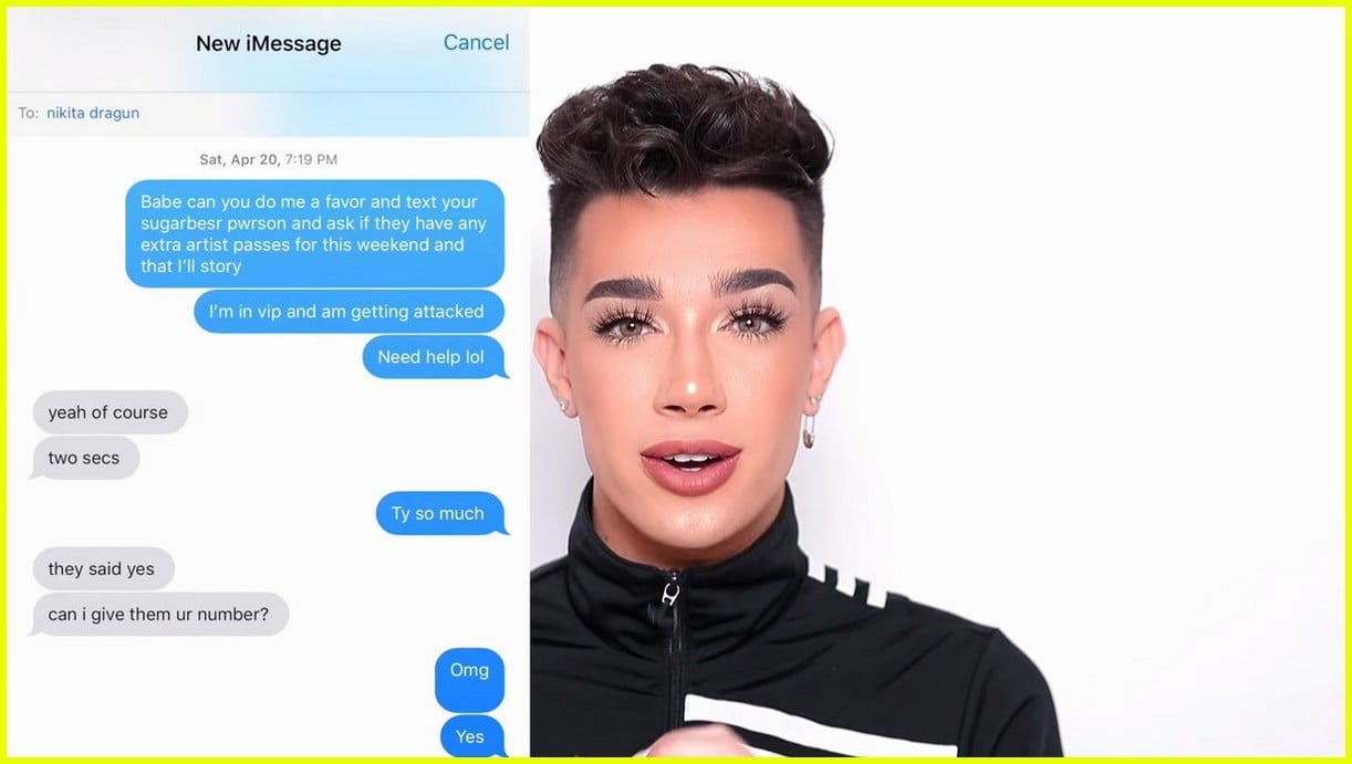 James Charles Clarifies Tati Westbrook Accusations & Shares Receipts
