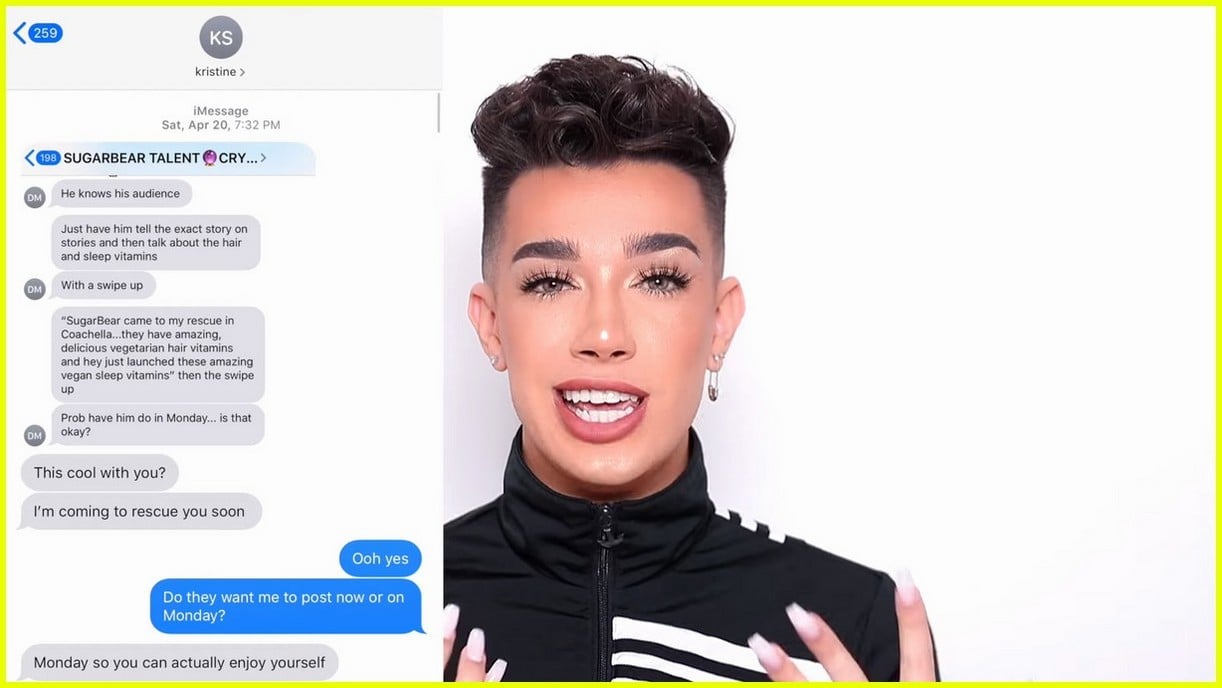 James Charles Clarifies Tati Westbrook Accusations & Shares Receipts