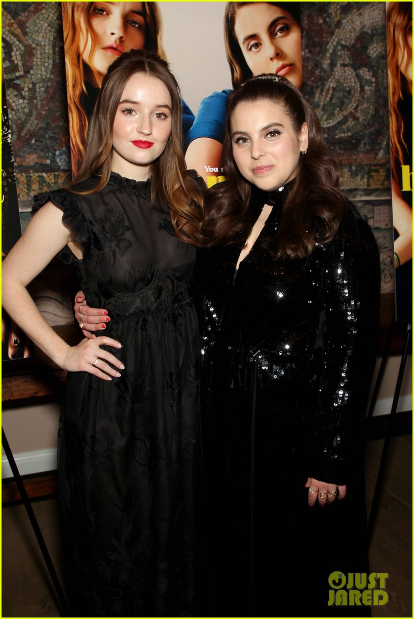 Kaitlyn Dever & Beanie Feldstein Dress In All Black at 'Booksmart' NYC