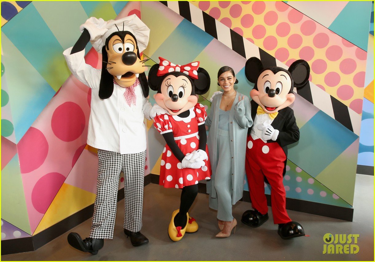 Vanessa Hudgens Has Epic Day With Mickey Mouse While Opening New Black ...