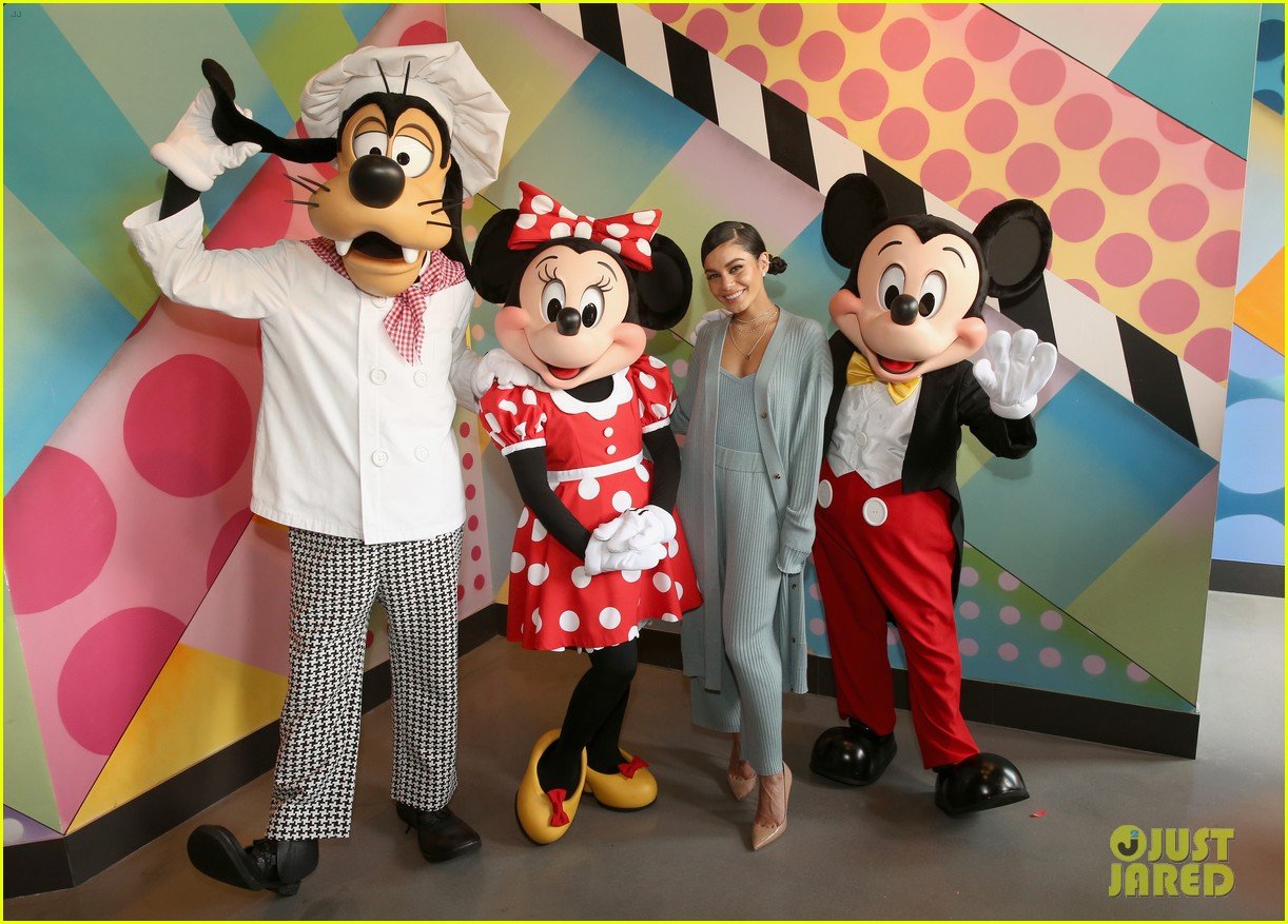 Vanessa Hudgens Has Epic Day With Mickey Mouse While Opening New Black ...