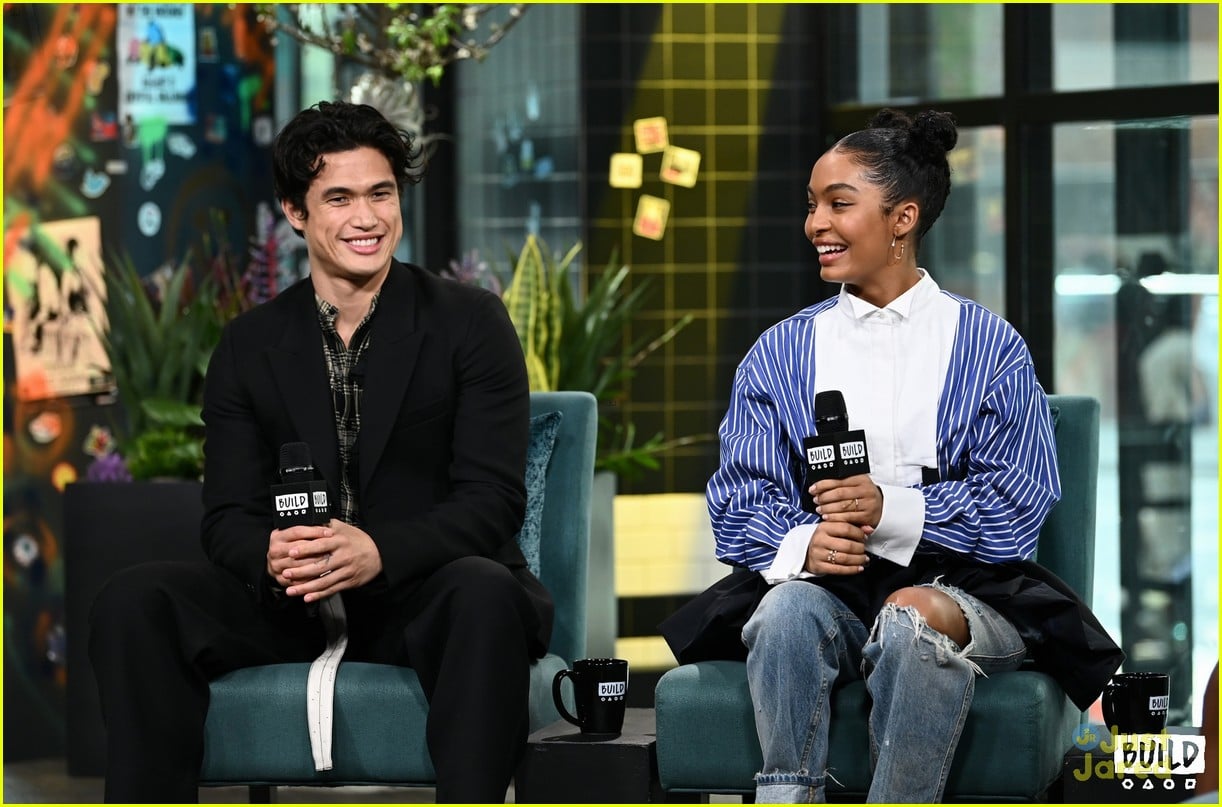 Charles Melton & Yara Shahidi Serve Up Popcorn at Fan Screening For ...