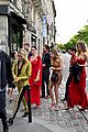 ashley benson cara delevingne at zoe kravitz pre wedding dinner 08
