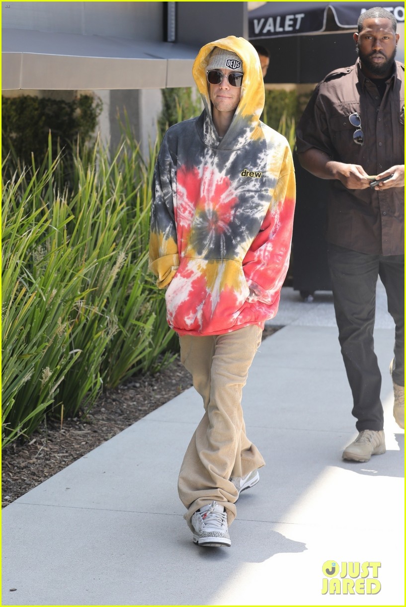 justin bieber tie dye hoodie