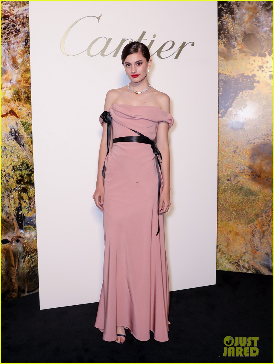 Full Sized Photo of lily collins diana silvers more cartier event 28