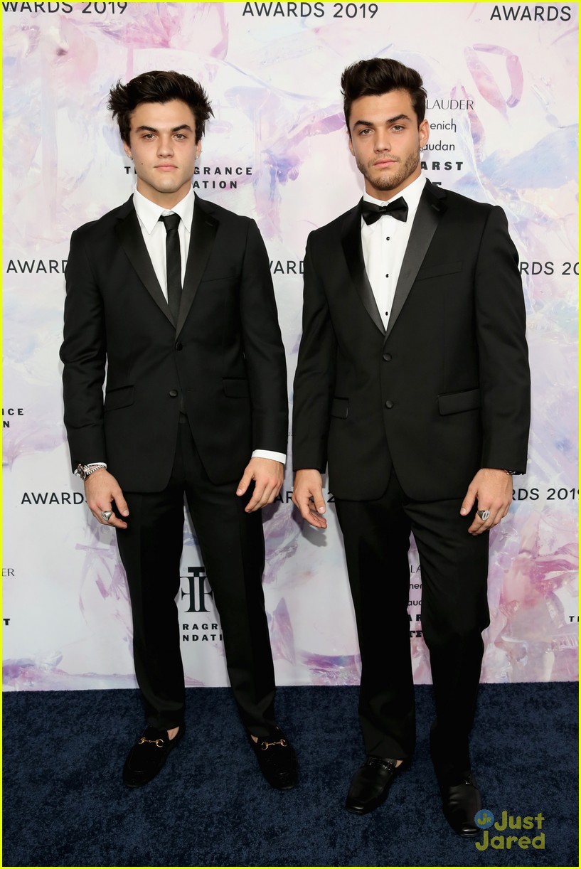 Ethan & Grayson Dolan Wear Bowties For Fragrance Foundation Awards 2019 ...