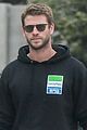 liam hemsworth rocks printed sneakers for lunch with his family 03