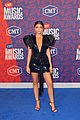 sarah hyland dons plunging black dress at cmt music awards 2019 04
