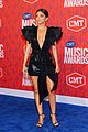sarah hyland dons plunging black dress at cmt music awards 2019 08